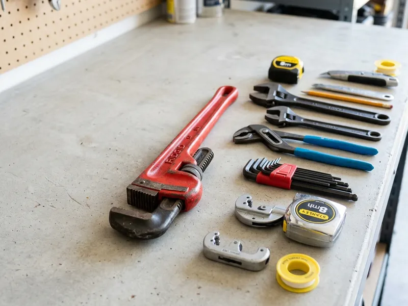 Professional plumbers in Liberty Center, IN equipped with top-tier tools for residential and commercial plumbing services.